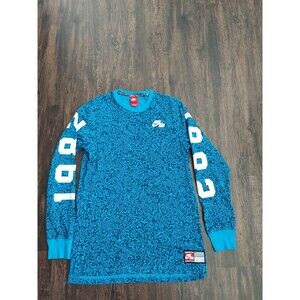 Nike Bb Pivot 1982 Print Retro Mens Medium Long Sleeve T-Shirt Blue Camo 646282